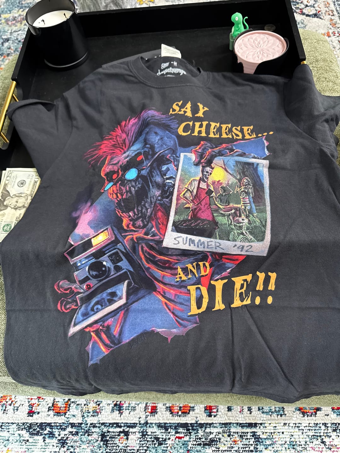Customer photo review of GOOSEBUMPS: FOCUS ON FRIGHT - T-SHIRT (COMFORT COLORS)