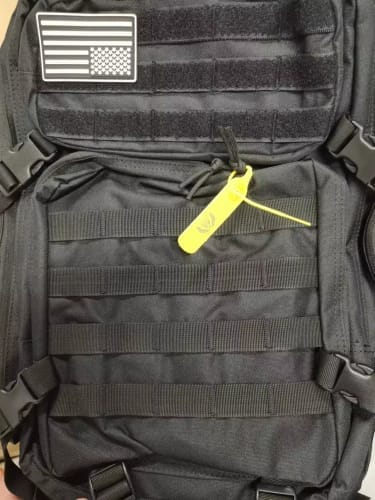 Customer photo review of Falour Elite Outdoor Tactical Assault Backpack – Durable Hiking & Travel Pack