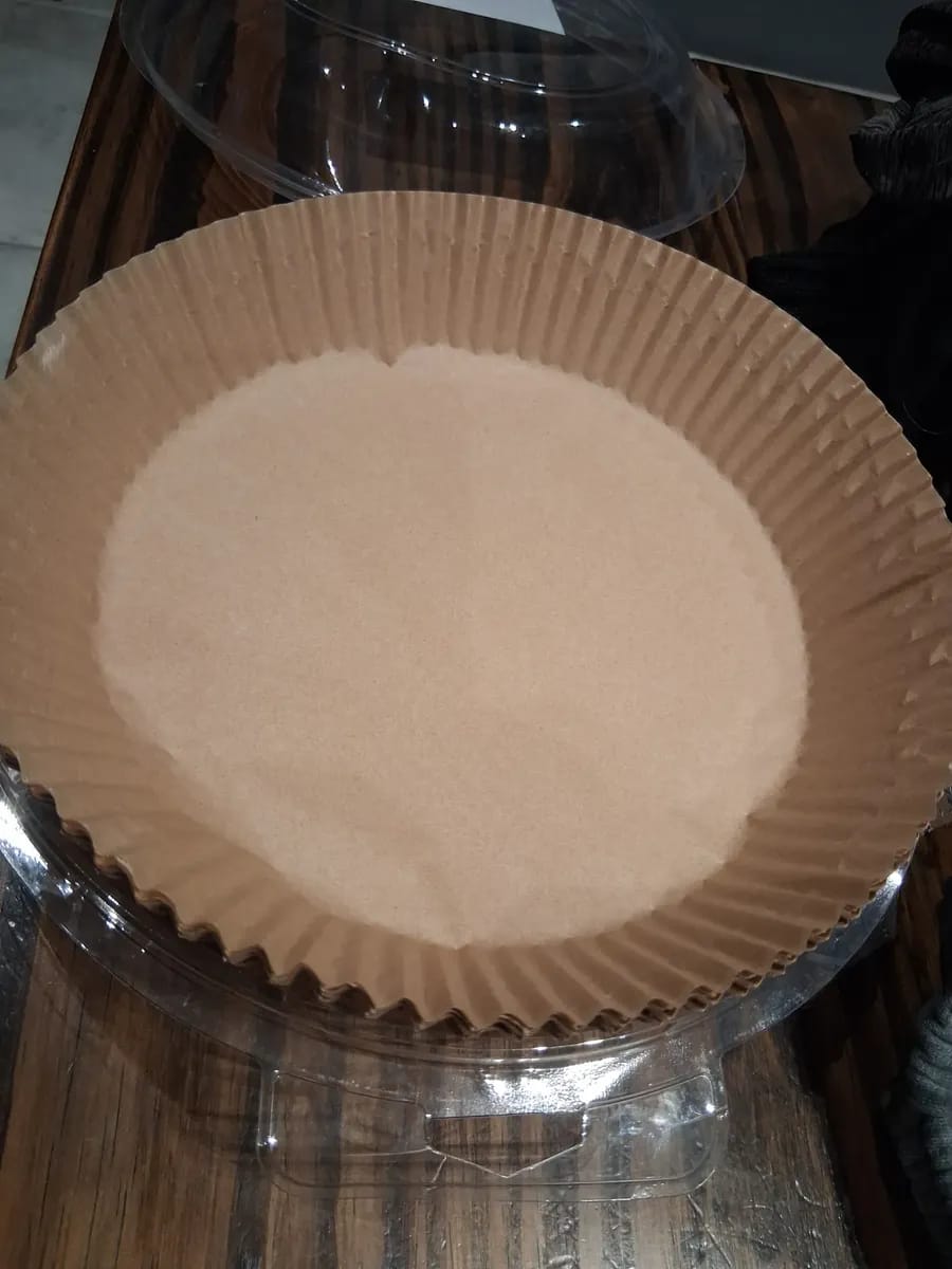 Customer photo review of 🍟 Papel para Airfryer – Paquete de 50 Unidades 🍗