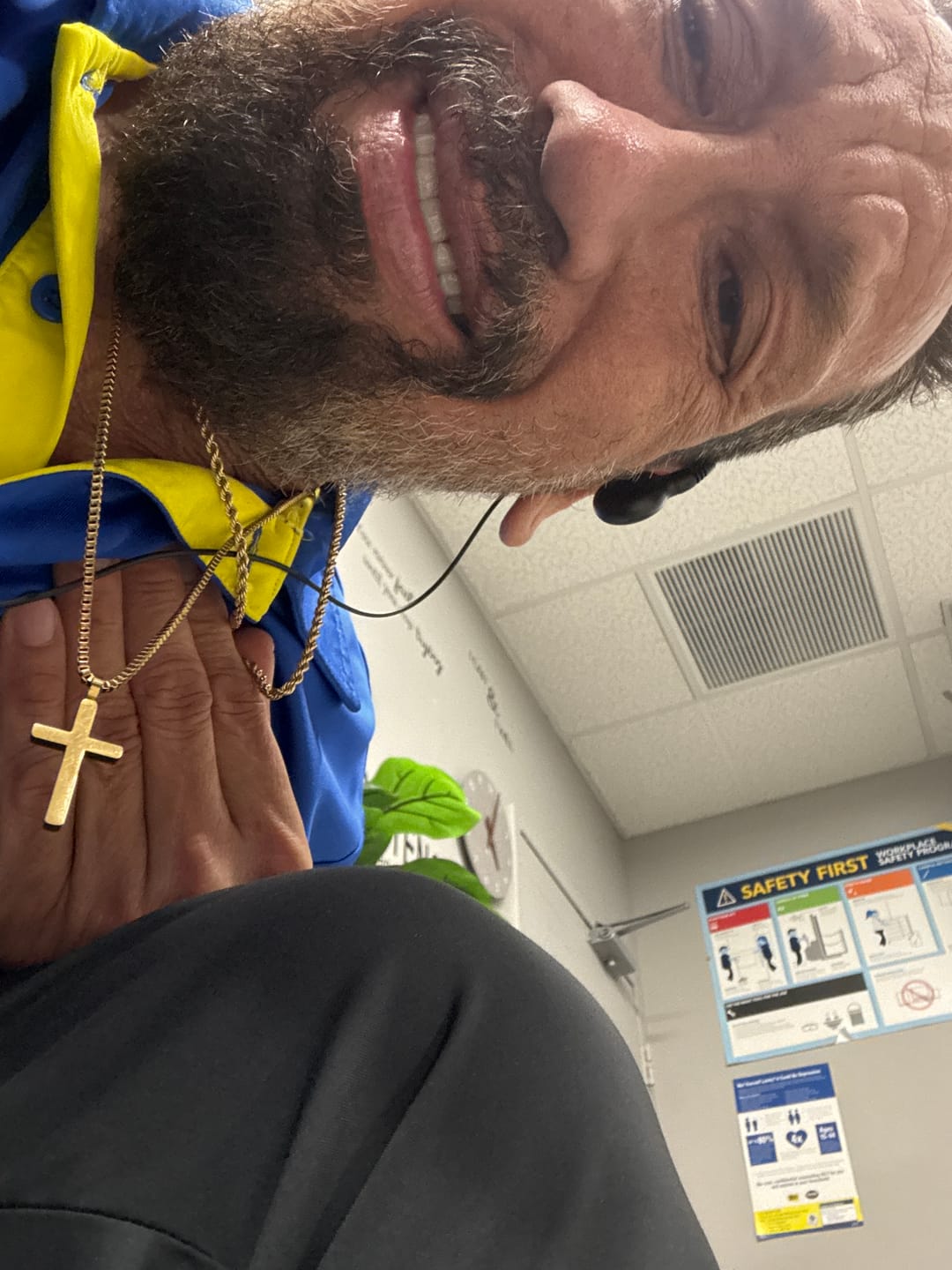 Customer photo review of Classic Cross Necklace Duo