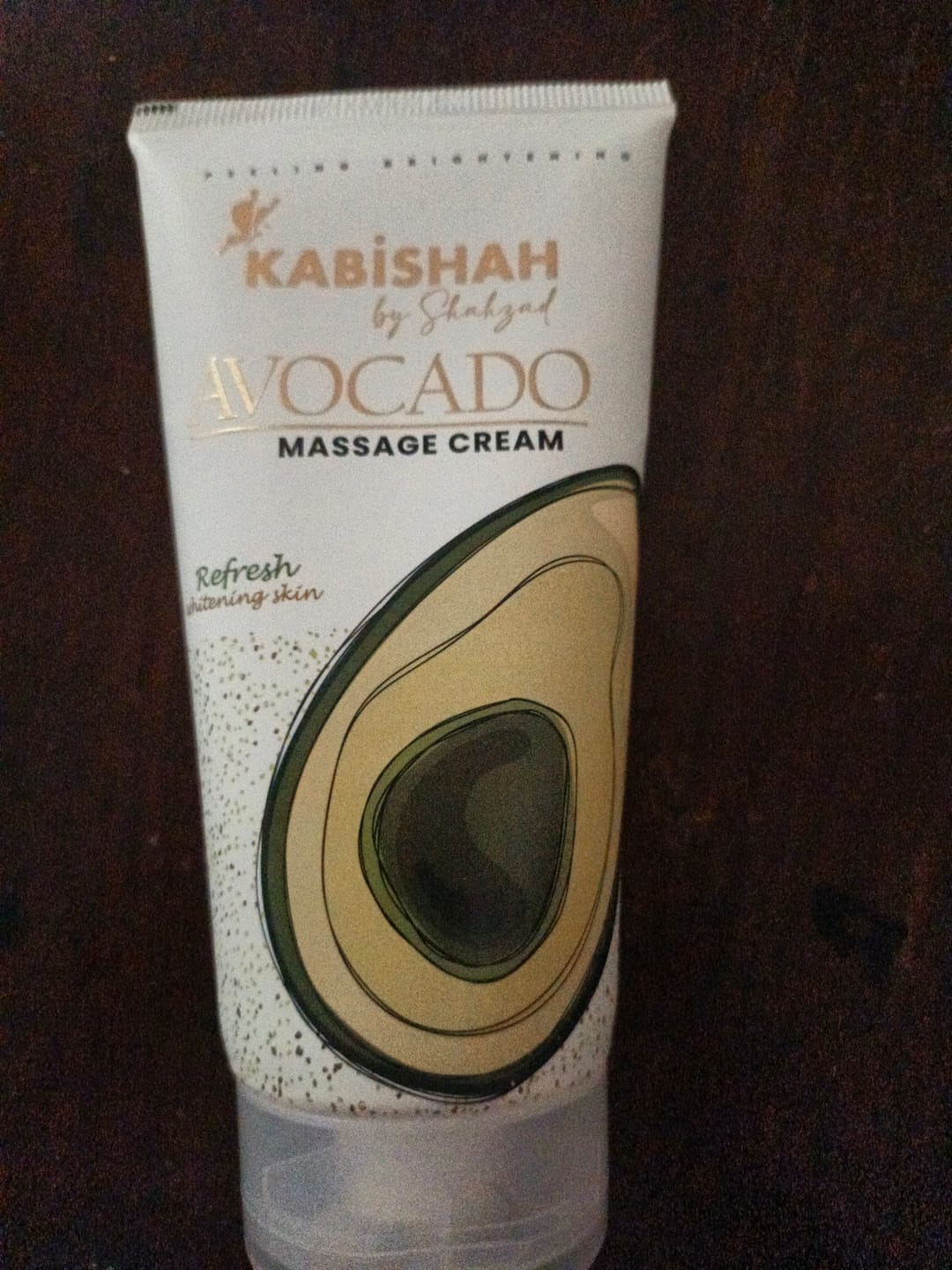 Customer photo review of Avocado Massage Cream