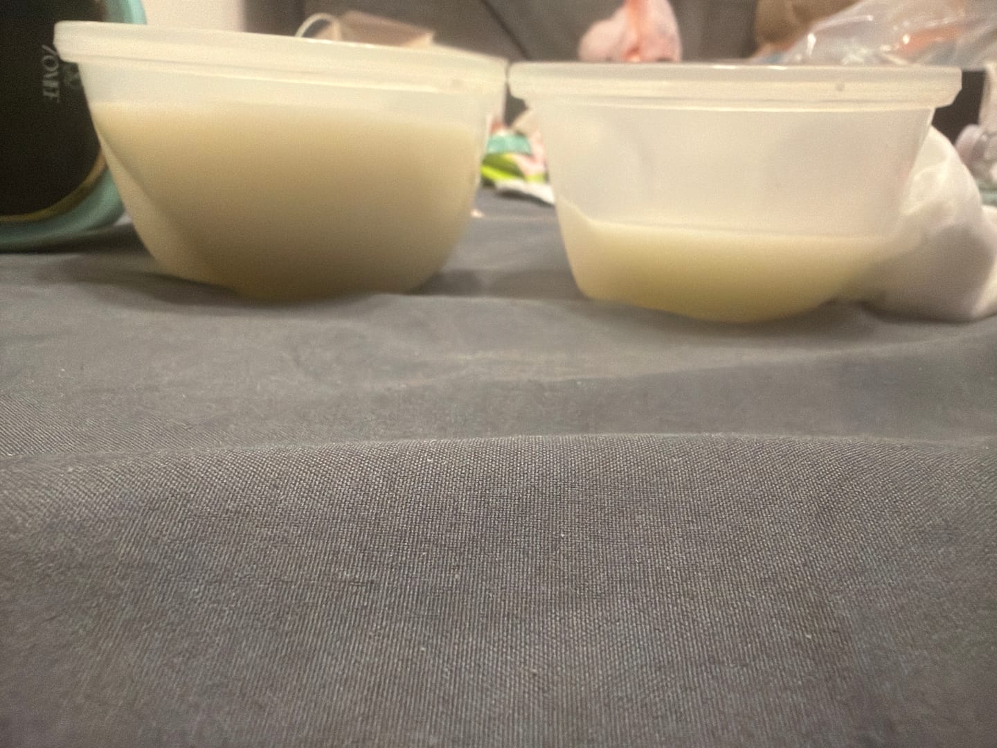 Customer photo review of Zomee Hands-Free Collection Cups