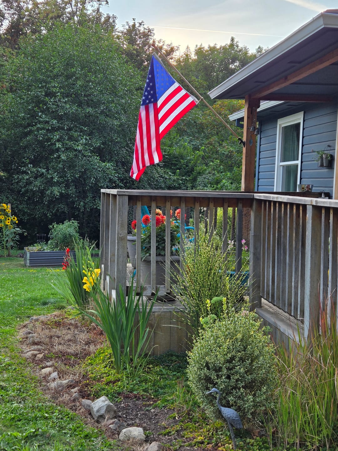 Customer photo review of 3' x 5' American Flag Set