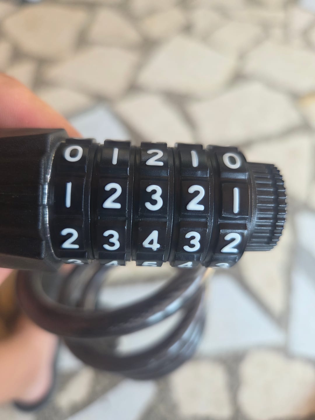 Customer photo review of DUOTTS Cable Lock