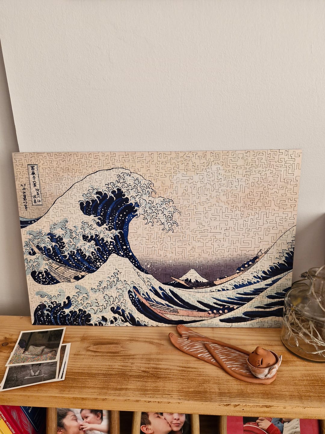 Customer photo review of The great wave off kanagawa by hokusai