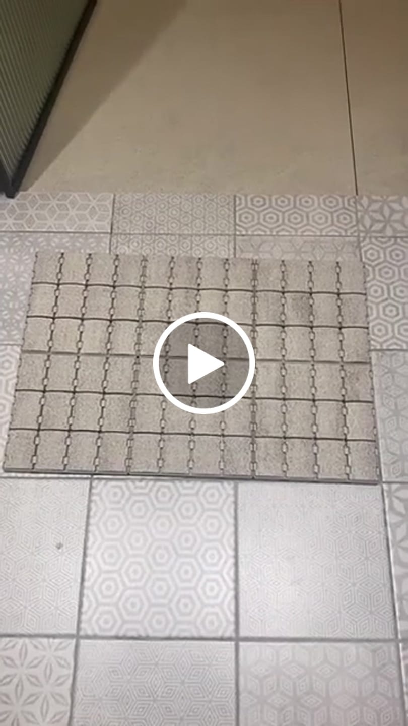 Customer video review of Diatomite Modular Bath Mat