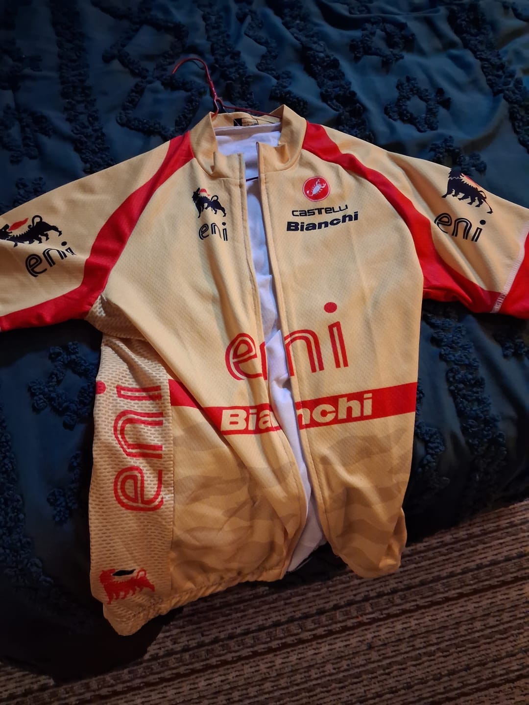 Customer photo review of Eni Bianchi Short Sleeve Cycling Jersey