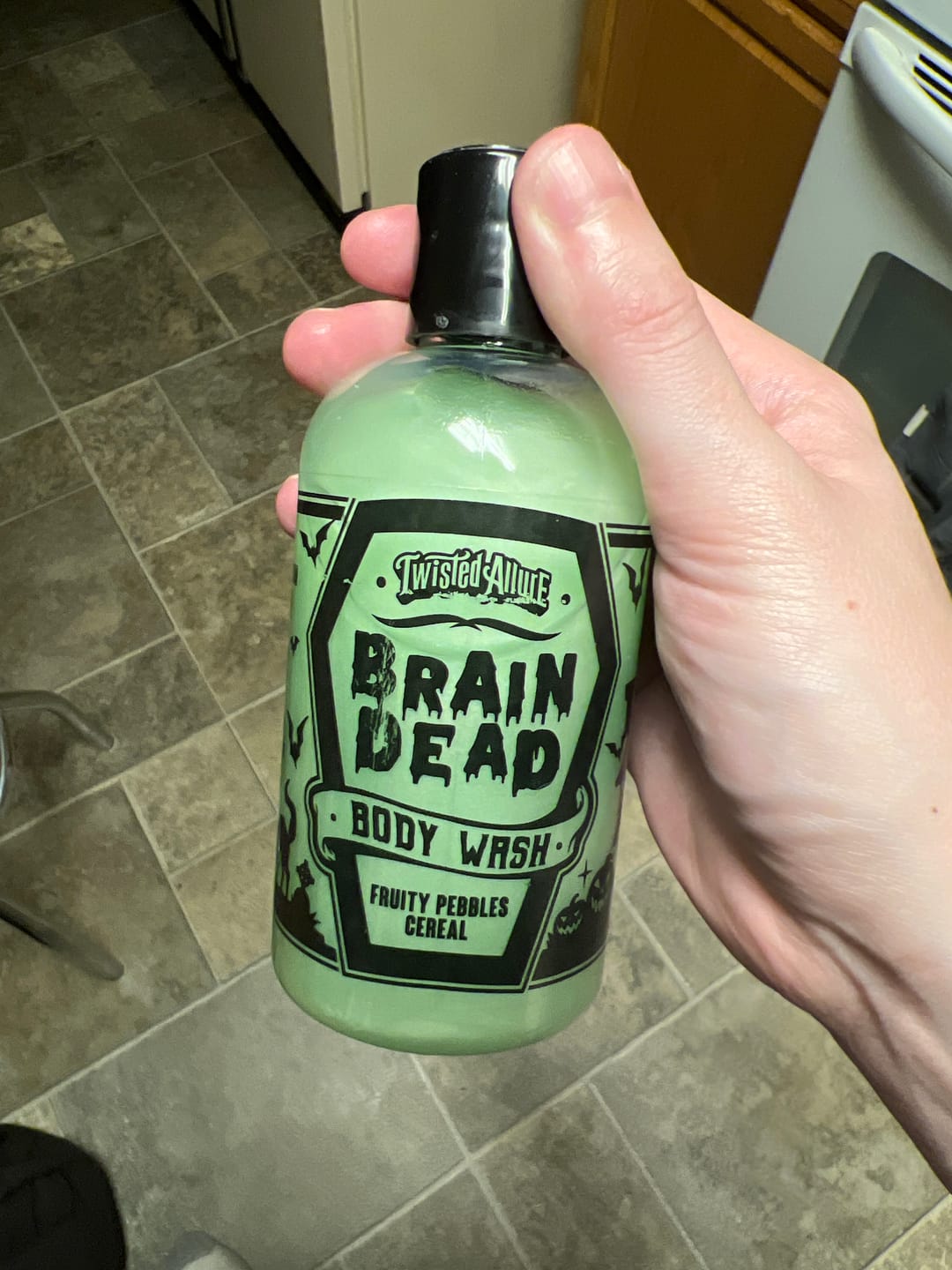Customer photo review of Brain Dead Body Wash