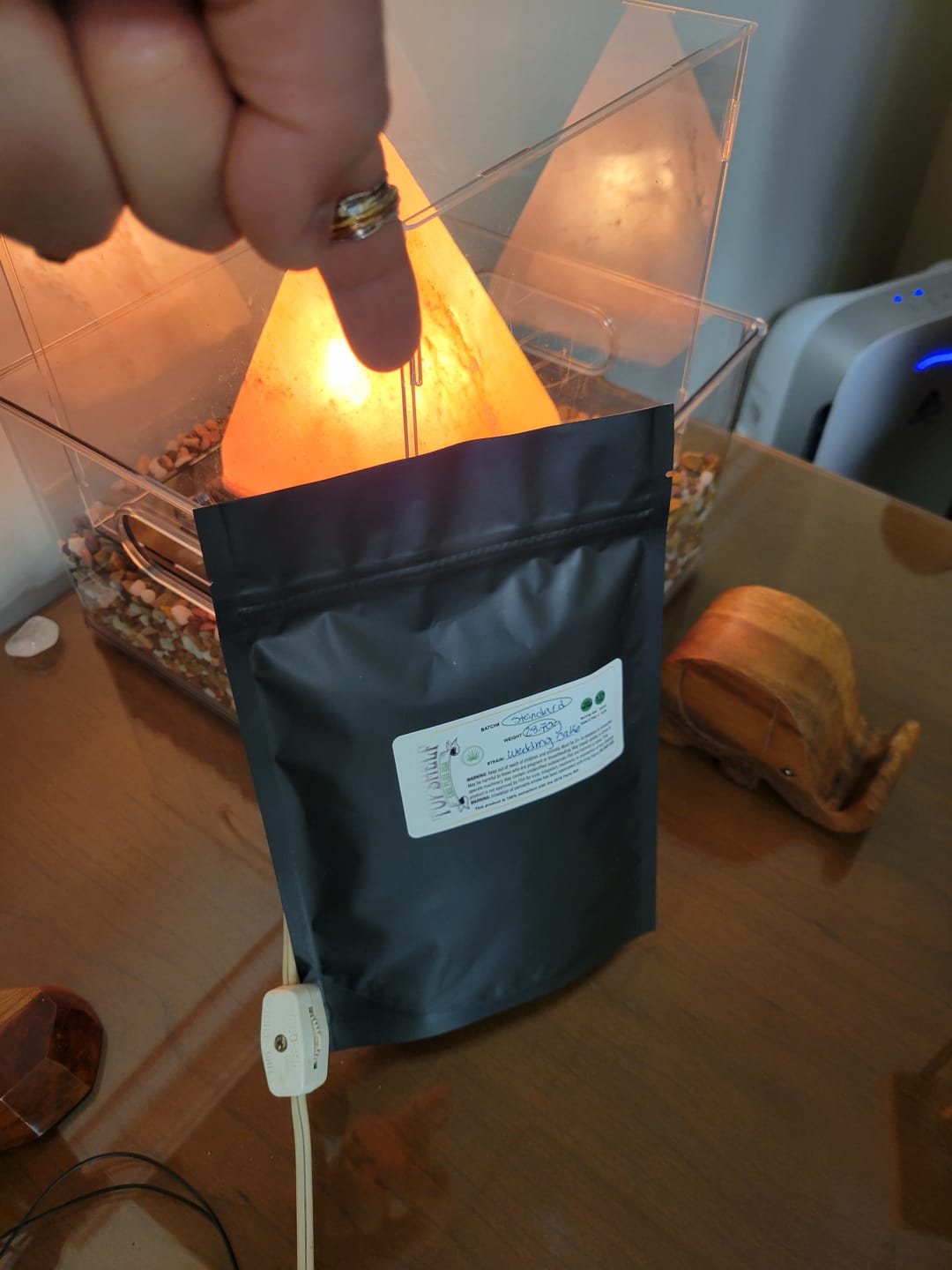 Customer photo review of THC Flower - Wedding Cake
