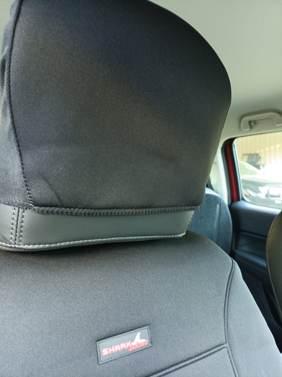 Customer photo review of Sharkskin Neoprene Universal Front Seat Covers - Black