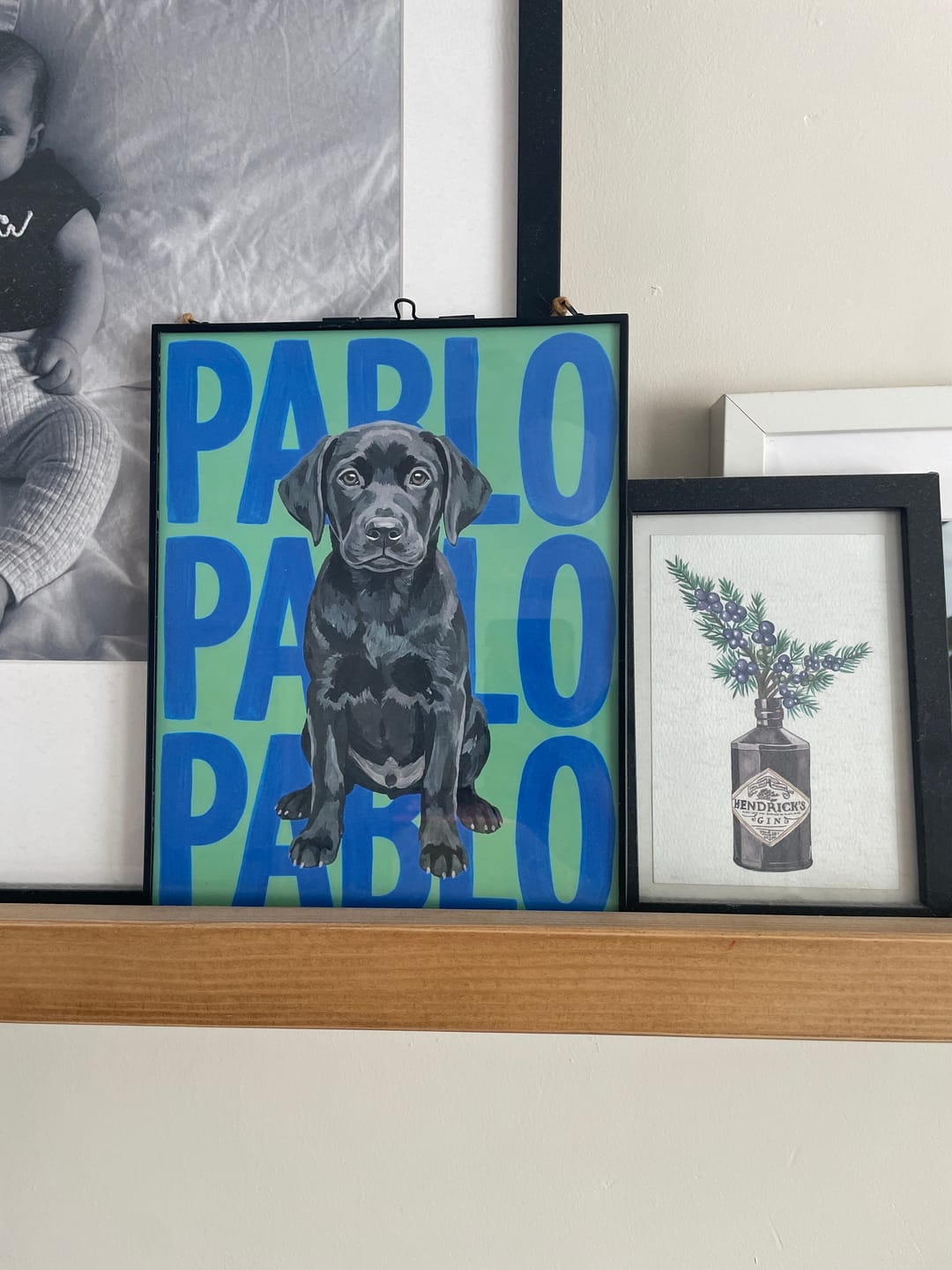 Customer photo review of Big Name - Personalised Poster