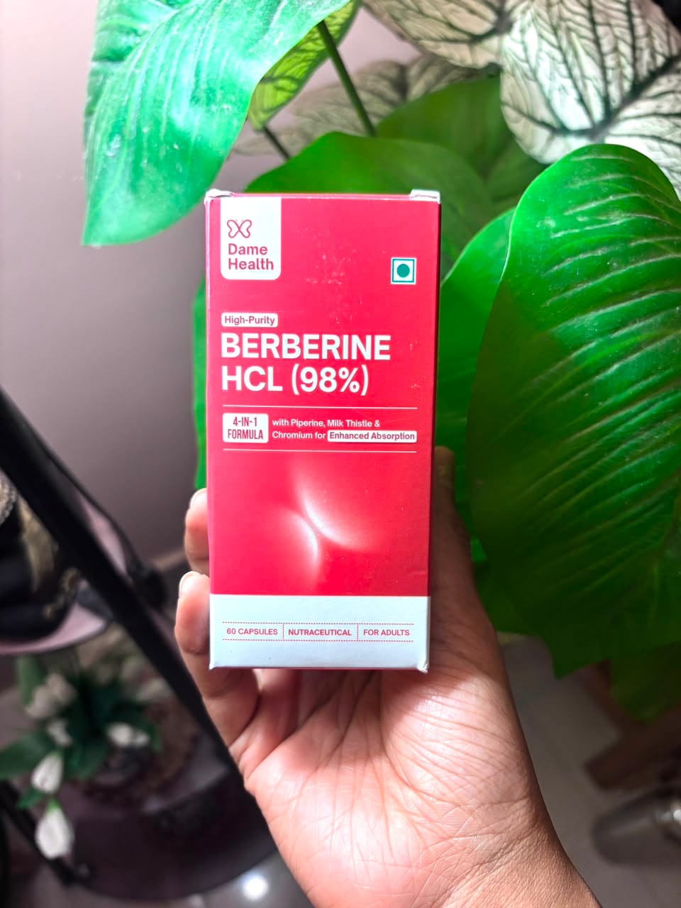 Customer photo review of Berberine HCL 98% + Milk Thistle |  Complete Metabolic Support | Gynac-Formulated