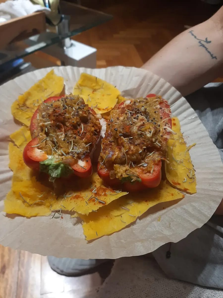 Customer photo review of 🍟 Papel para Airfryer – Paquete de 50 Unidades 🍗
