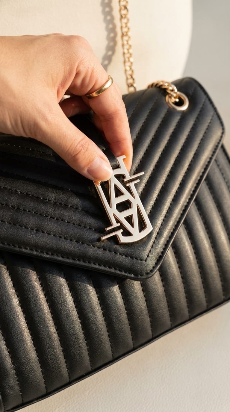 Customer photo review of MADRID LEATHER ENVELOPE BAG