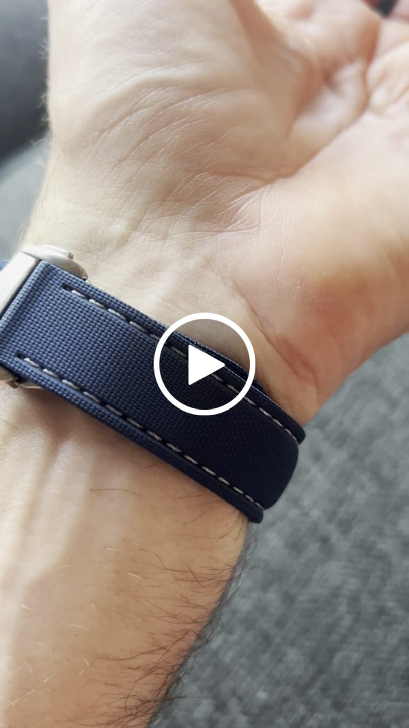 Customer video review of Sailcloth Rubber Deploy - Blue