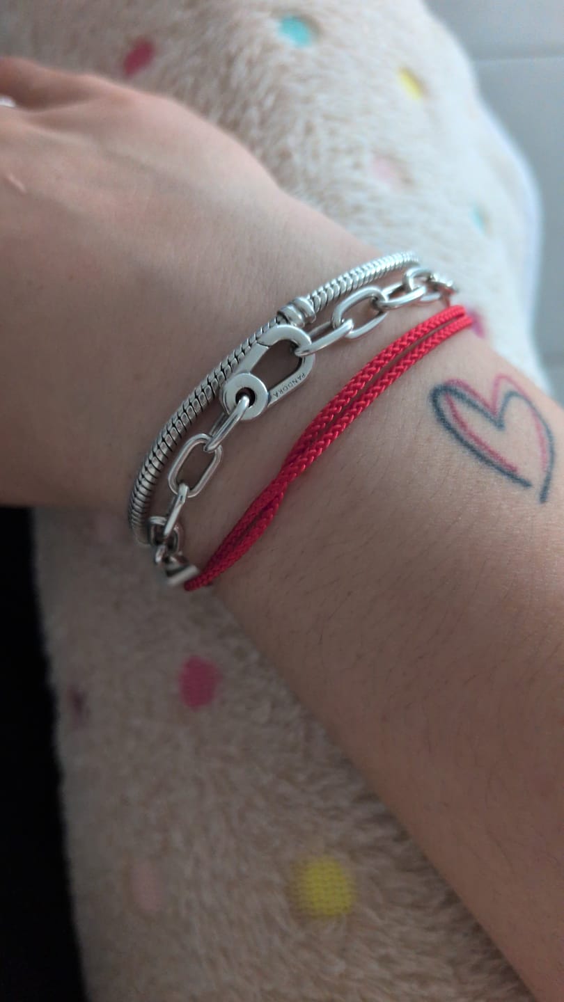 Customer photo review of Bracelet Porte Bonheur "Tibétain"