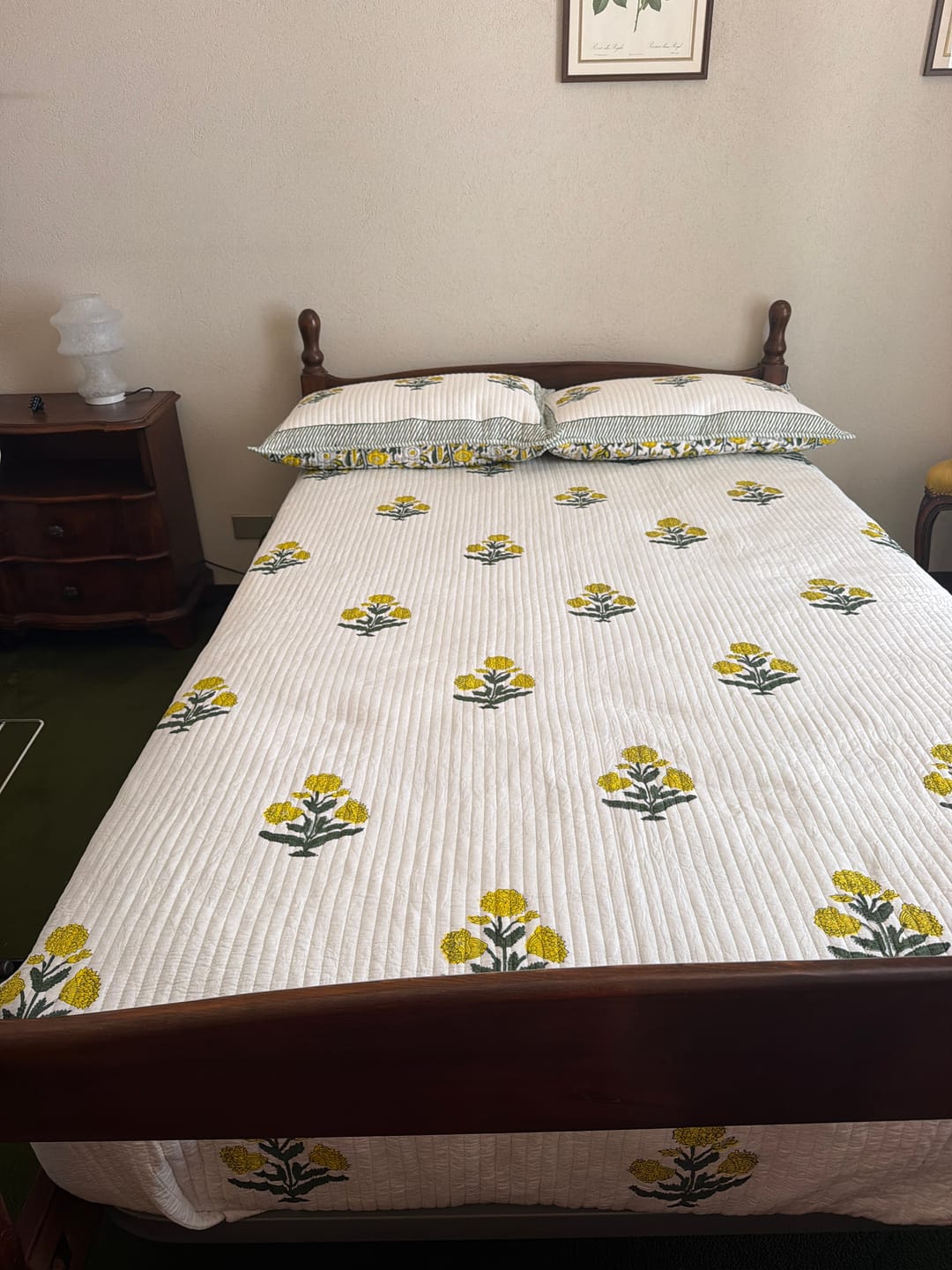 Customer photo review of Marigold Cotton Bedspread