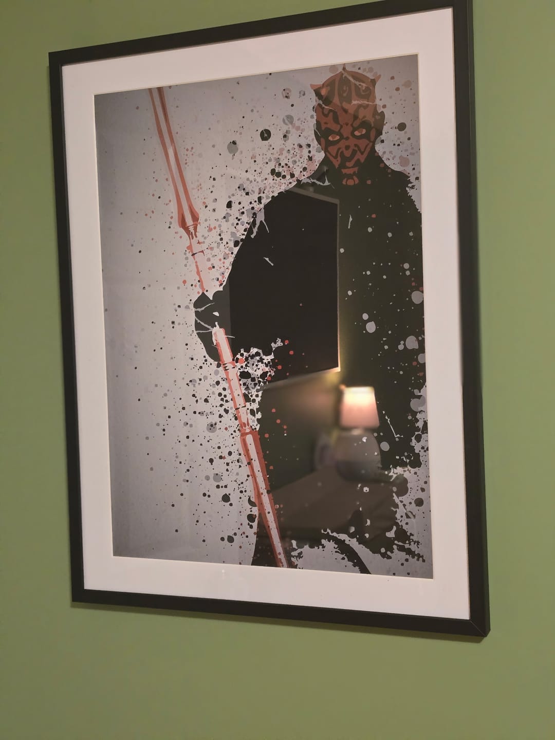 Customer photo review of Maul Wall Art