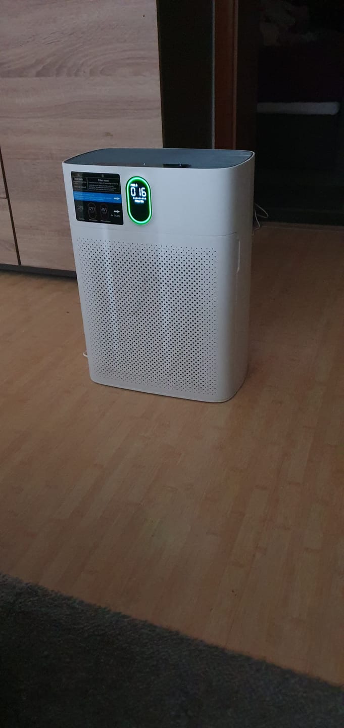 Customer photo review of Smart Luftreiniger V1 Pro – Leistungsstarke HEPA-Filterung mit PM2.5-Sensor, App- und Sprachsteuerung für saubere Raumluft