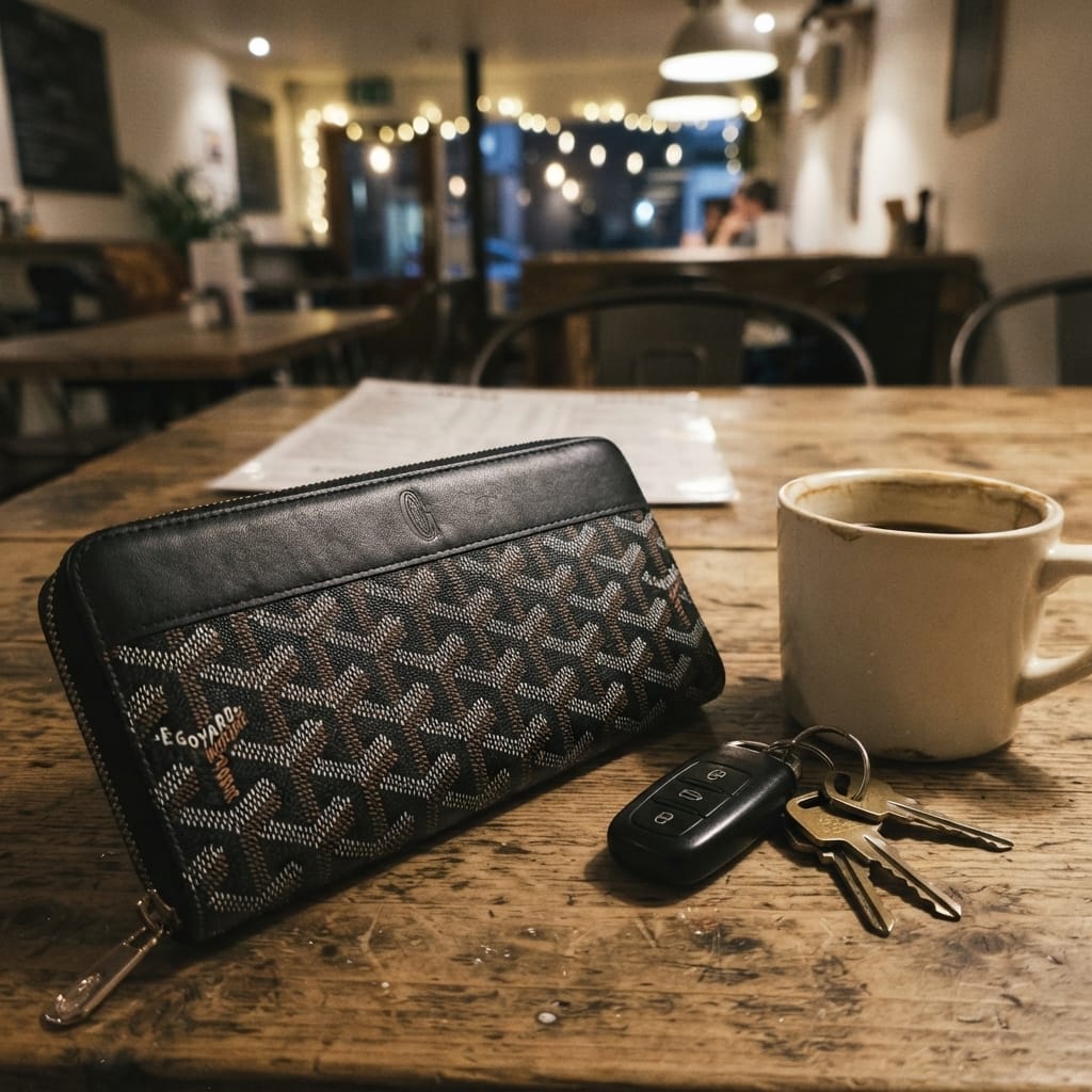 Customer photo review of Deluxe Leather Wallet