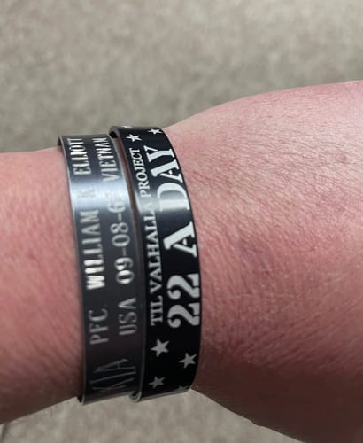 Customer photo review of 22 A Day Memorial Bracelet