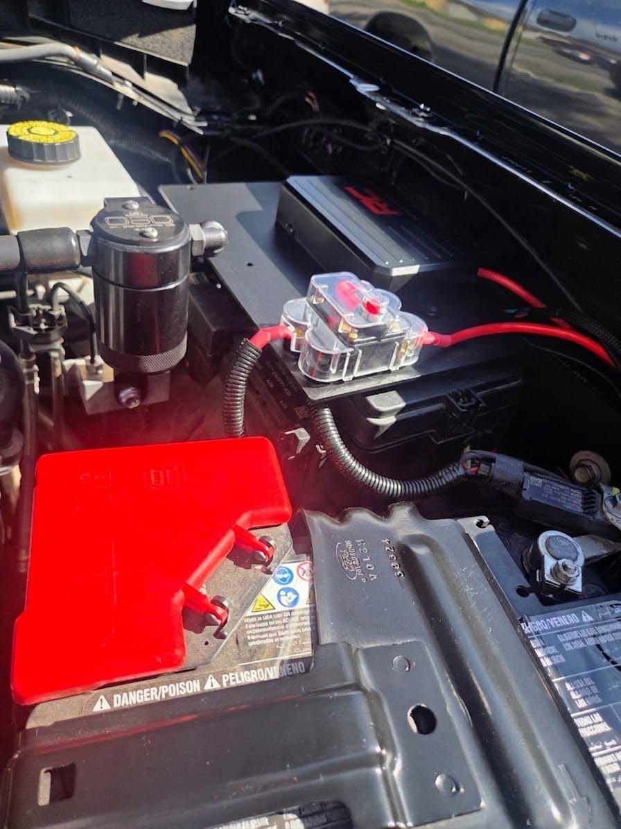Customer photo review of Accessory Mounting Bracket for the Ford Bronco (6th Gen)