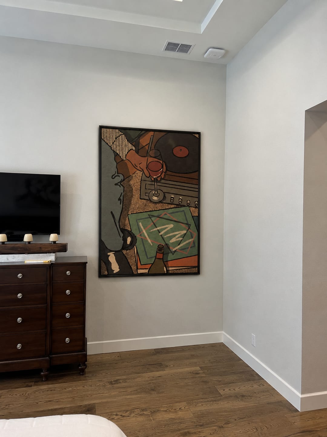 Customer photo review of Vintage Music Wall Art | Vinyl After Hours