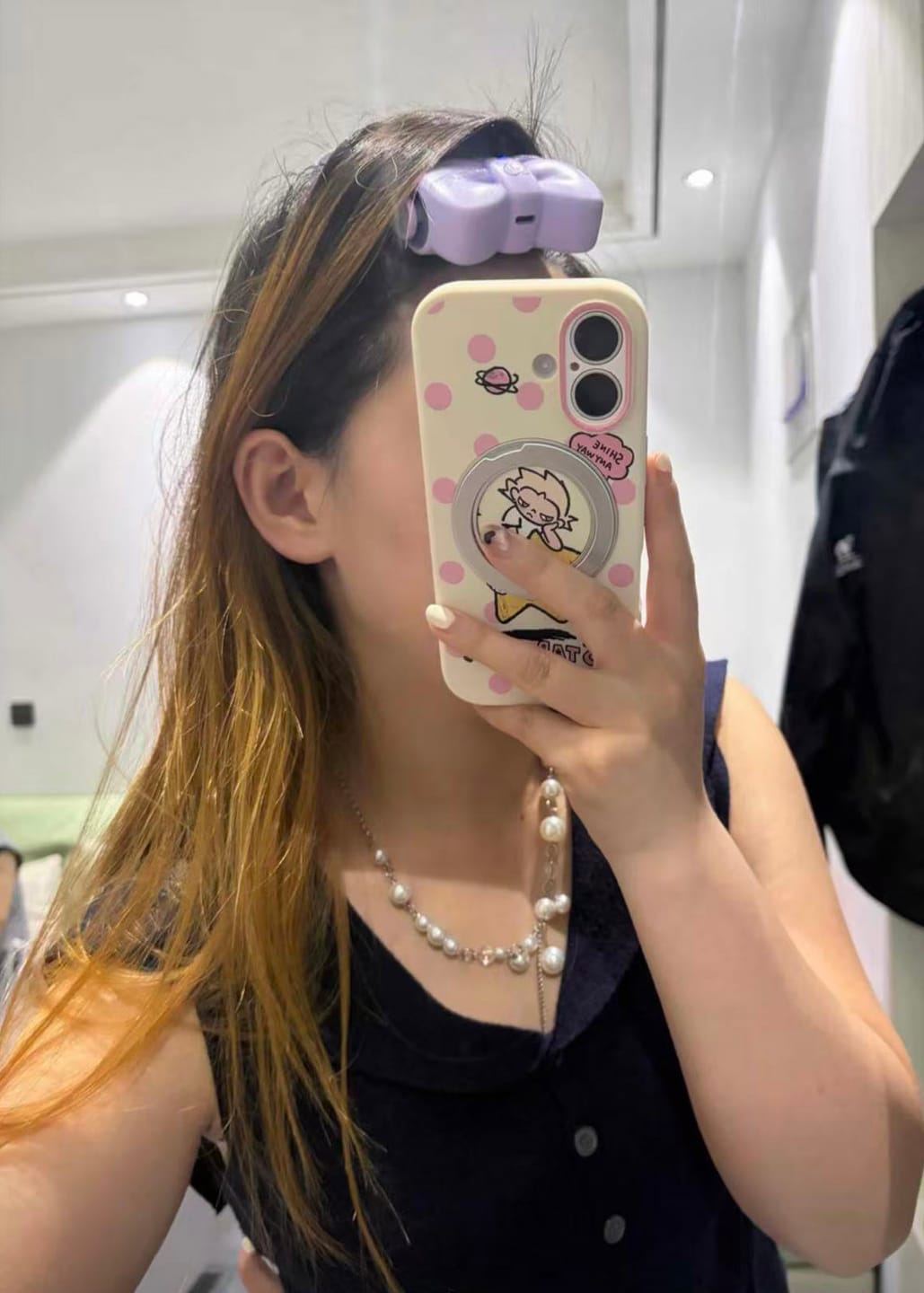 Customer photo review of Revimus Heated Root Volumizer Clip