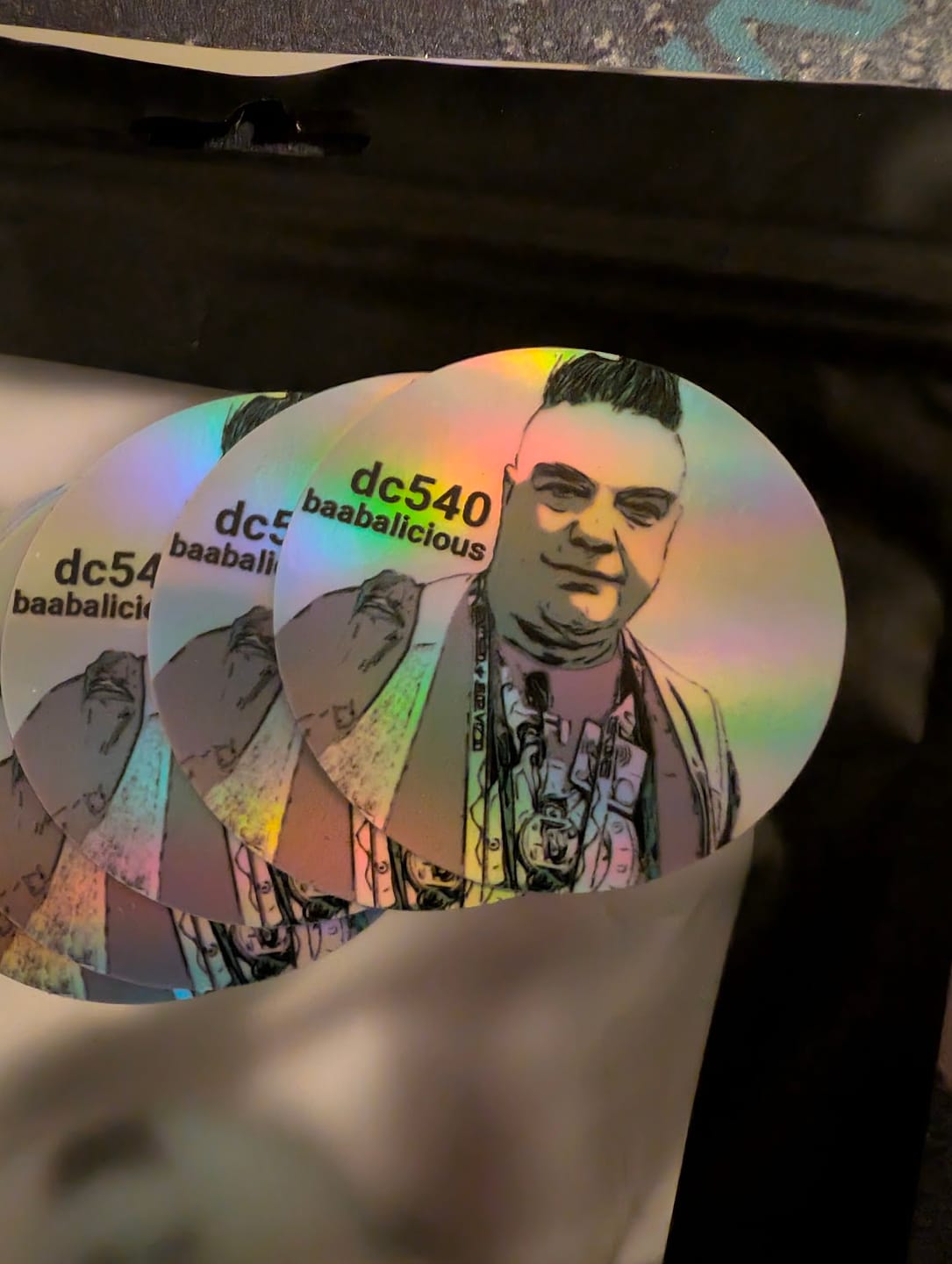Customer photo review of Print Custom Stickers