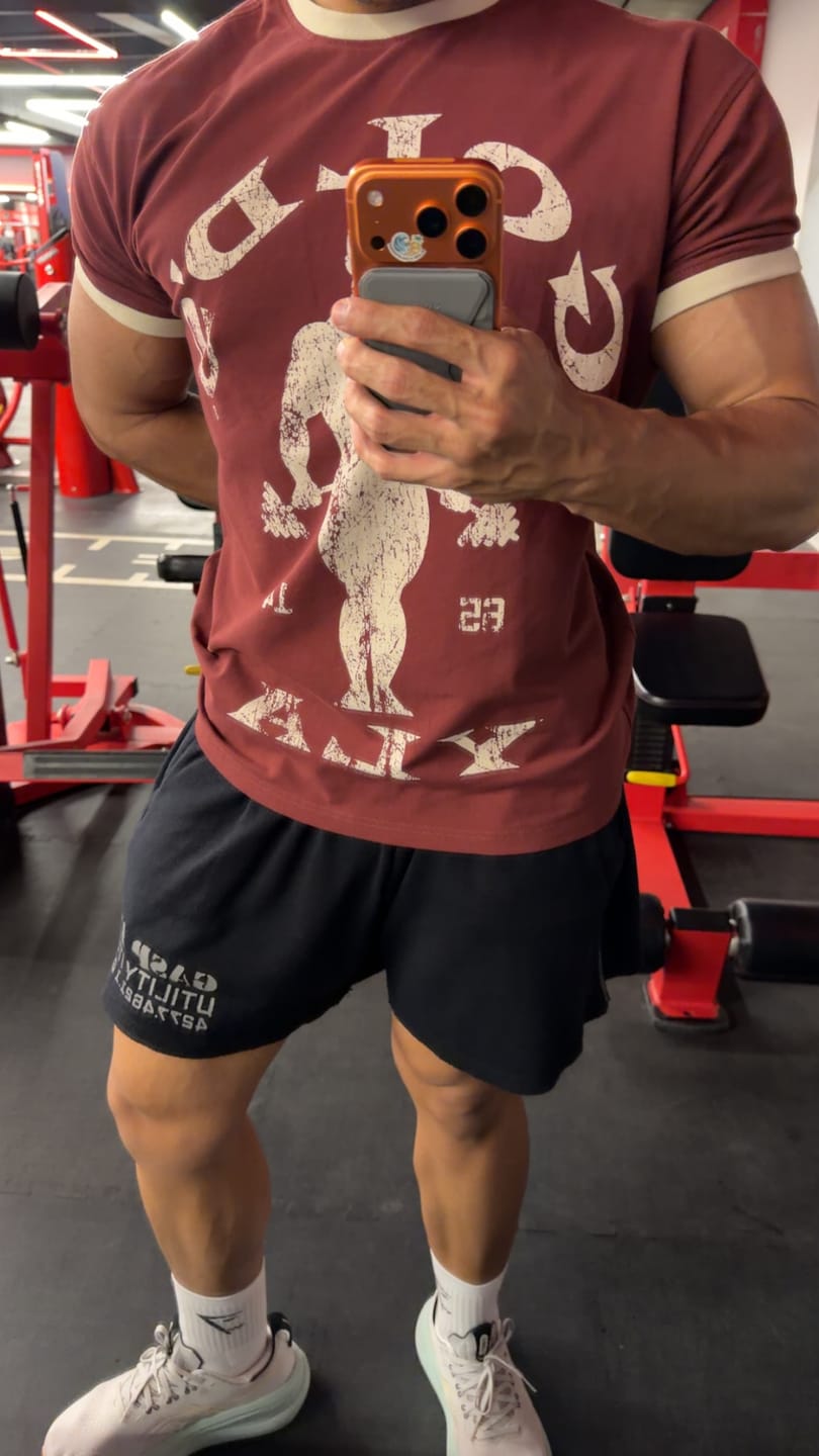 Customer photo review of 4009 - Golds Gym Ringer Tees