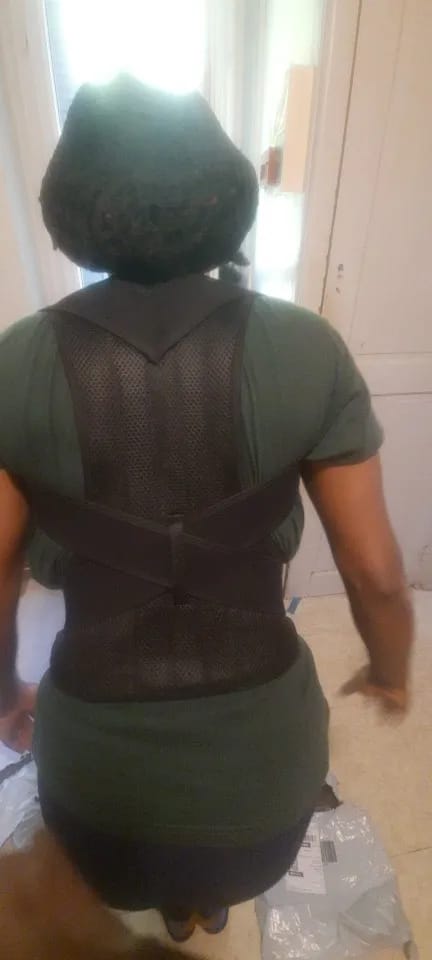 Customer photo review of GhostFit Invisible Posture Brace
