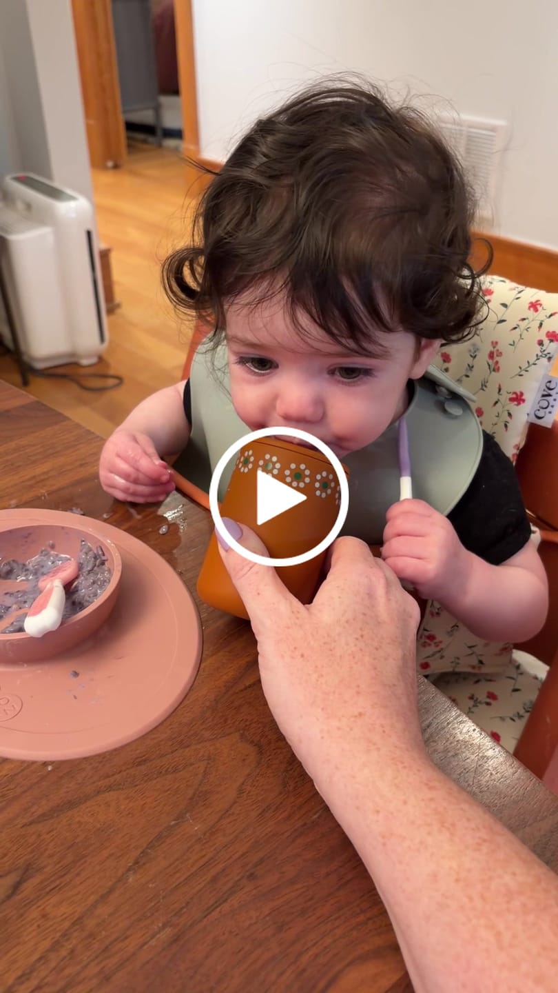 Customer video review of PRE ORDER (Read Description) Mexican Clay Plate Baby Mexican Inspired Silicone Barro Meal Set