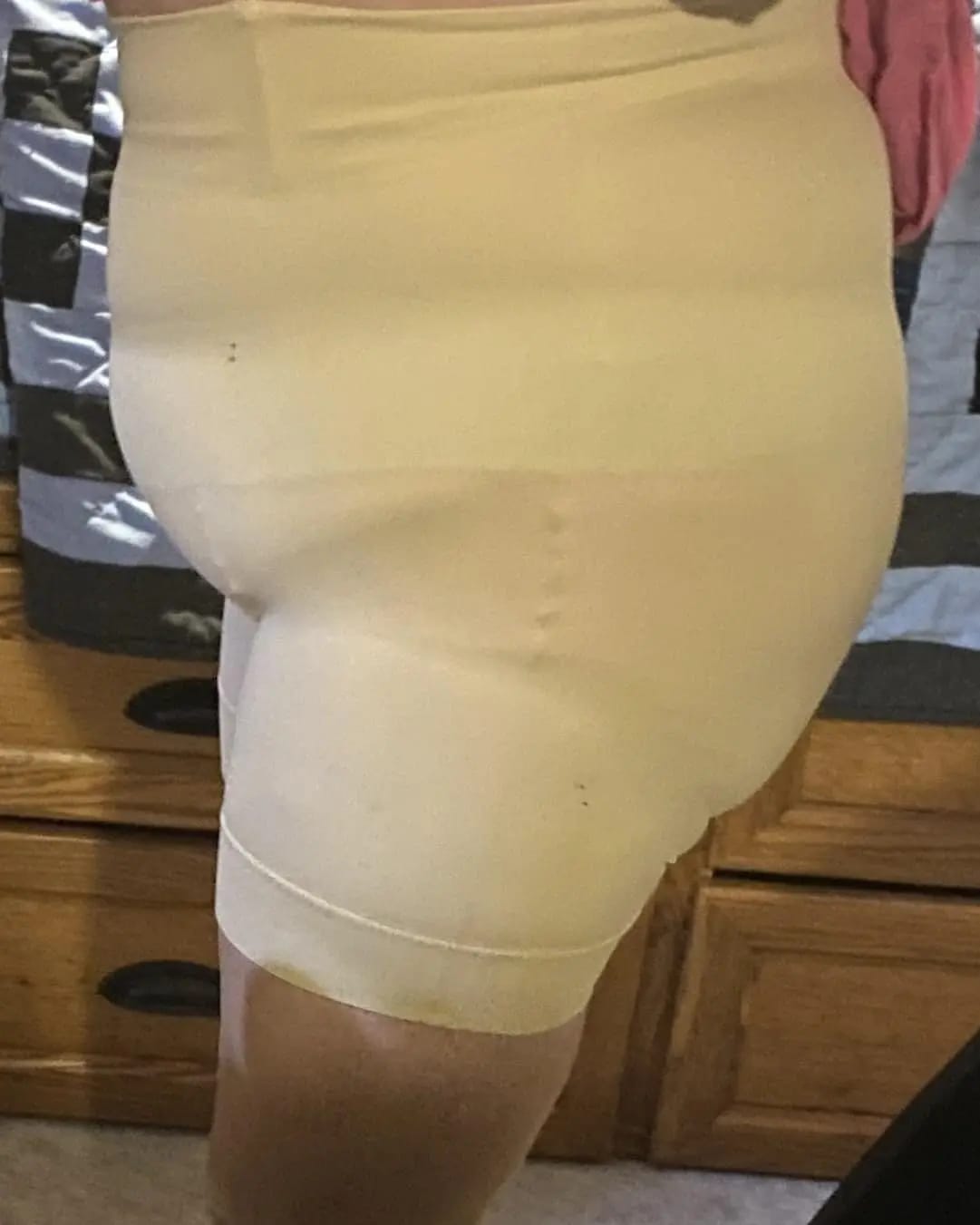 Customer photo review of High Waisted Body Shaper Shorts