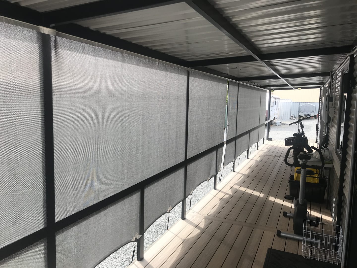 Customer photo review of Dometic Privacy Screen