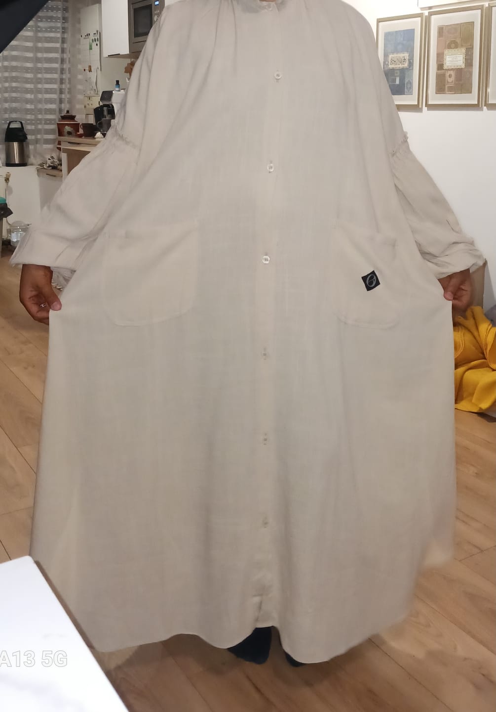 Customer photo review of Tunique longue en lin « LINEN TUNIC » - OUMMI BASICS