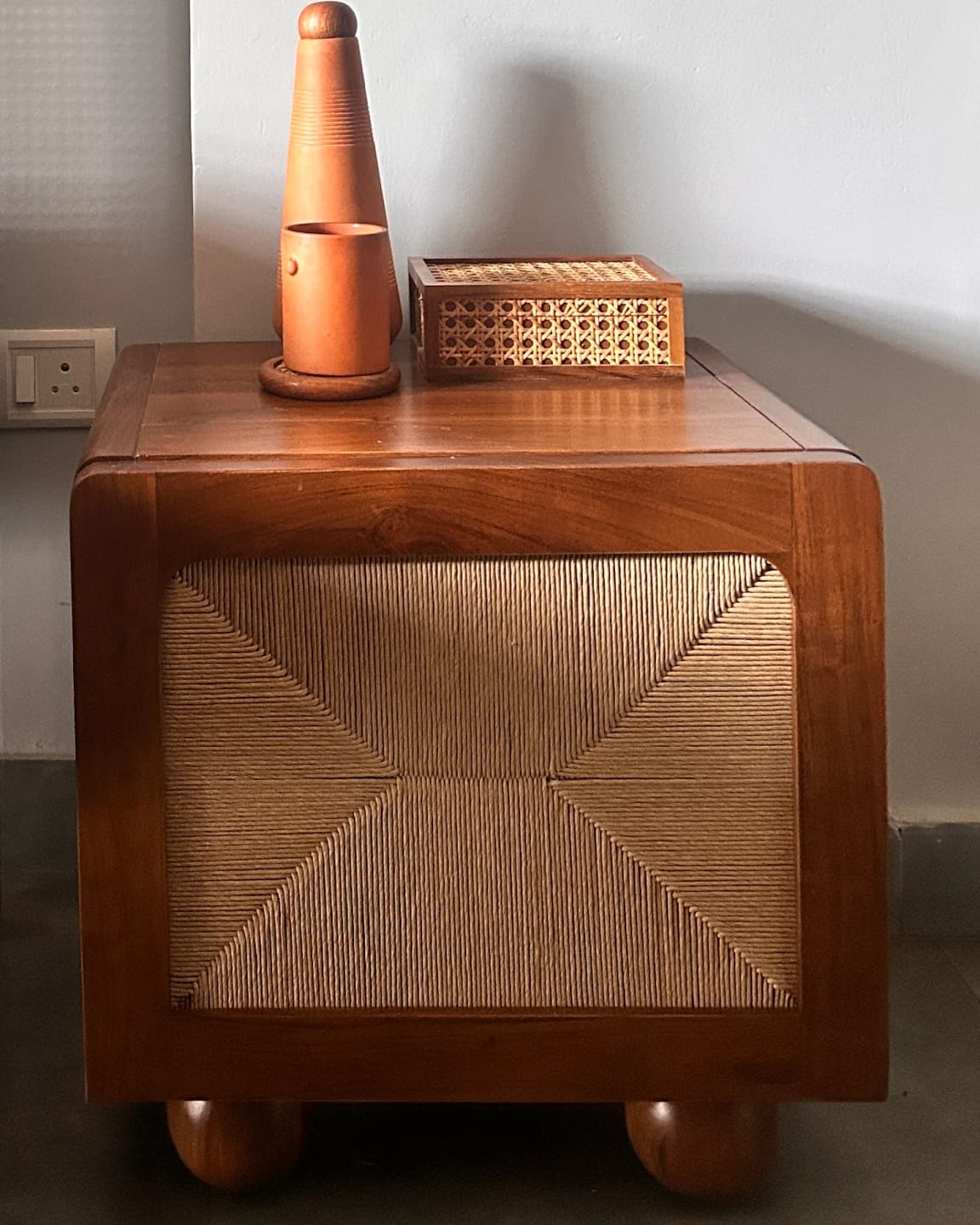 Customer photo review of Abacus Wooden Bedside