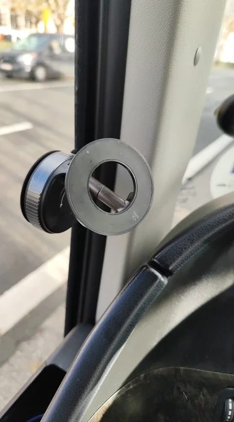 Customer photo review of Magnetic Phone Holder Foldable Design 360°