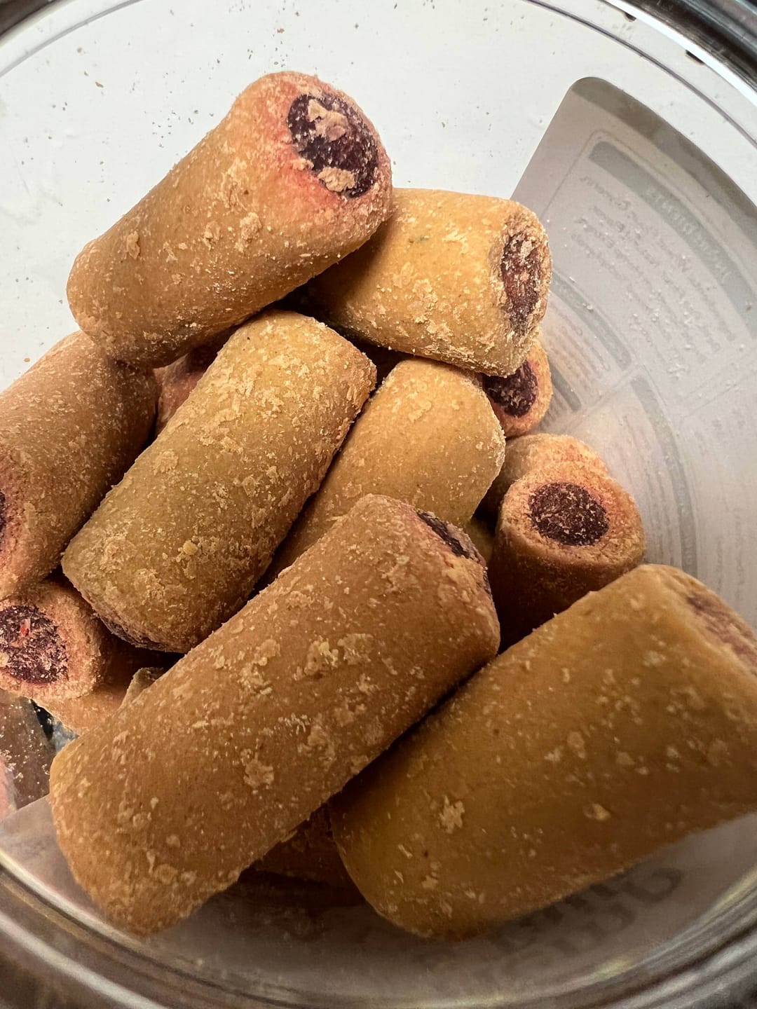 Customer photo review of Hemp & Tails Savory Beef Rolls – CBD Dog Treats