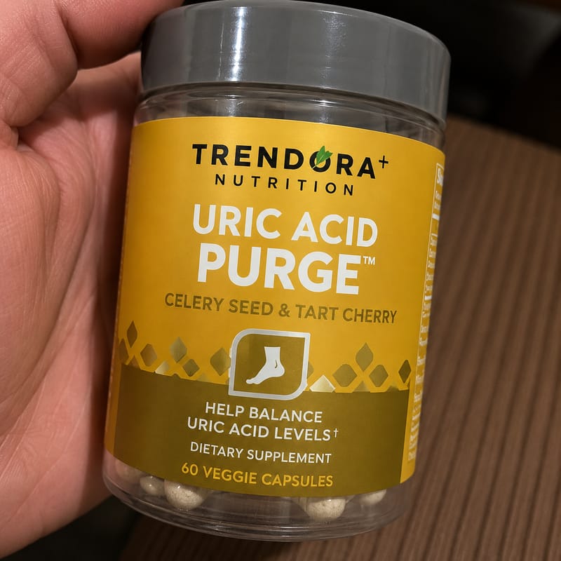 Customer photo review of Trendora Nutrtion Urgic Acid Purge