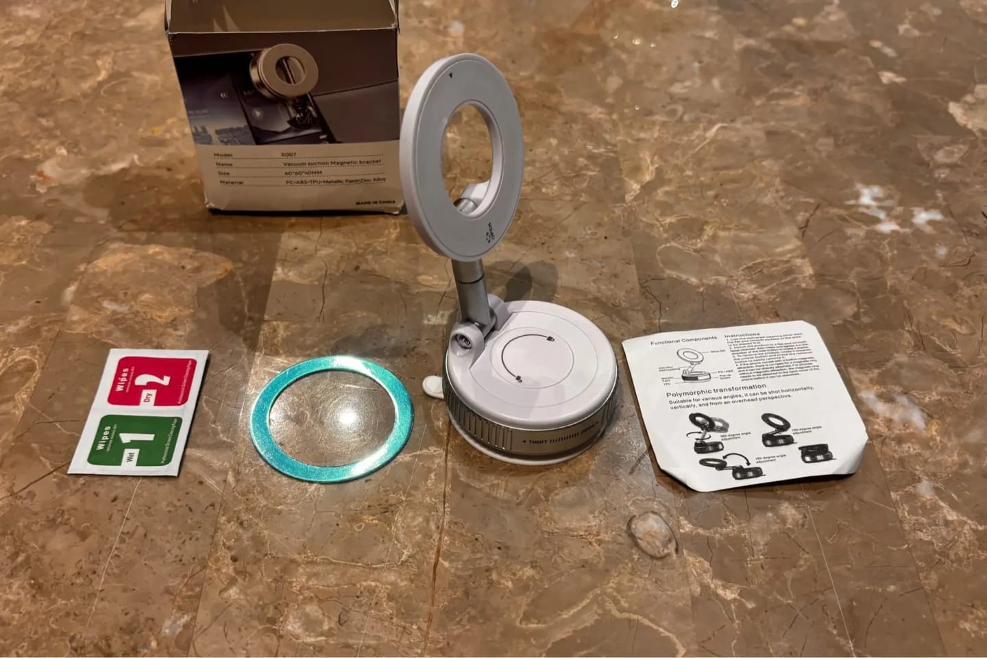 Customer photo review of Magnetic Phone Holder Foldable Design 360°