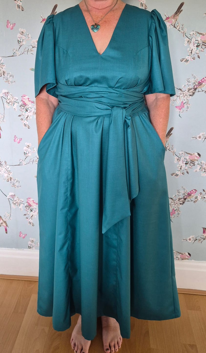 Customer photo review of Plain Linen Viscose Blend Fabric