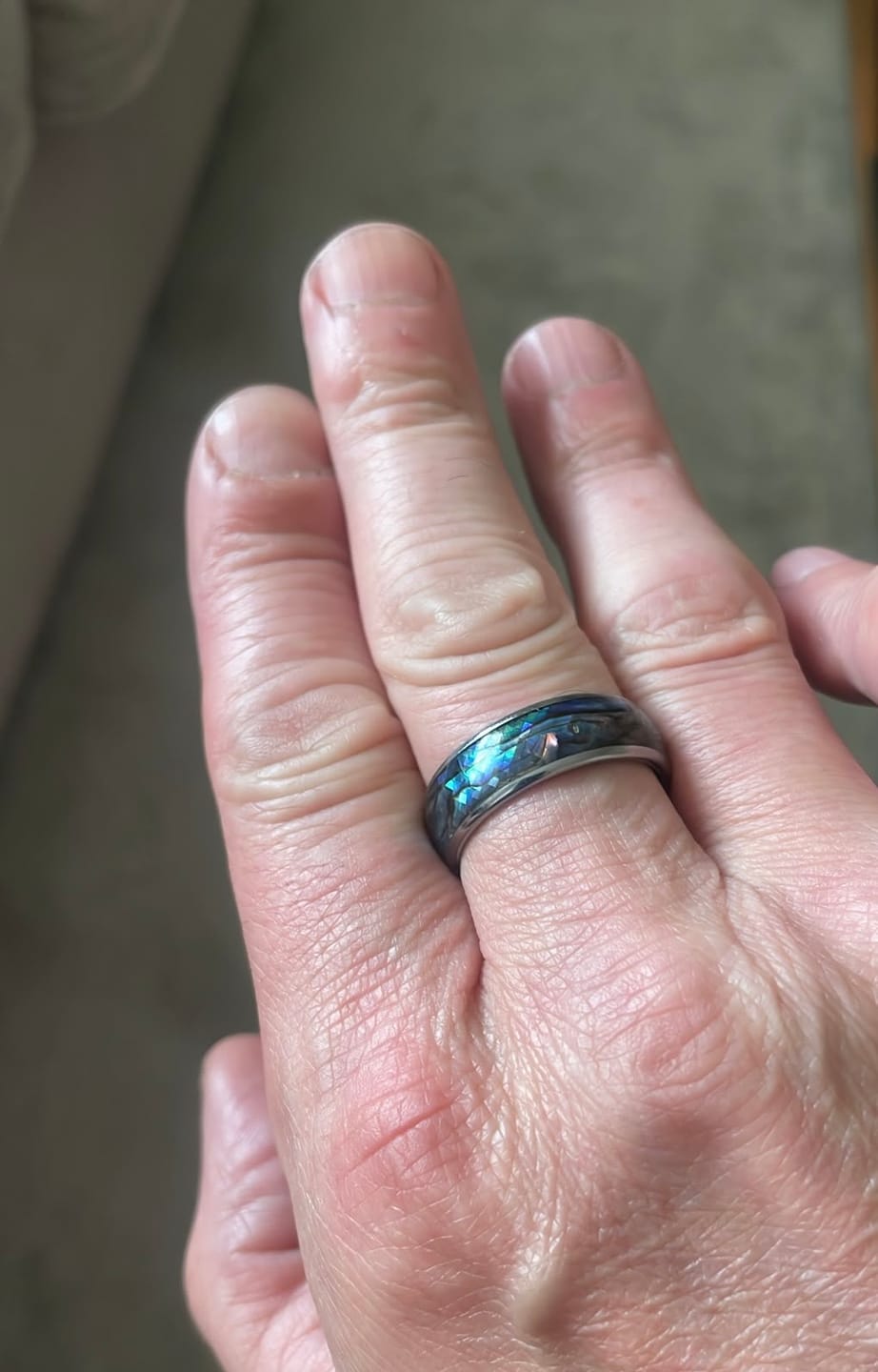 Customer photo review of The Neptune 8mm Wonder Ring