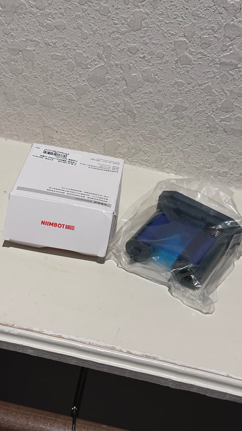 Customer photo review of NIIMBOT Compatible M2 Labeling Ribbon, Replacement Refill Tapes