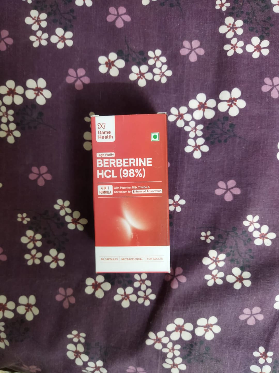 Customer photo review of Berberine HCL 98% + Milk Thistle |  Complete Metabolic Support | Gynac-Formulated