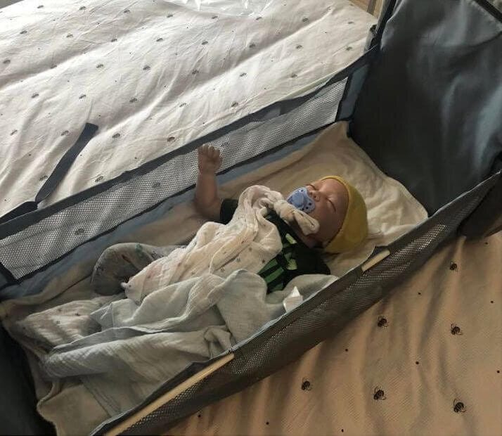 Customer photo review of Nomade™ - Sac à dos à langer avec lit bébé intégré