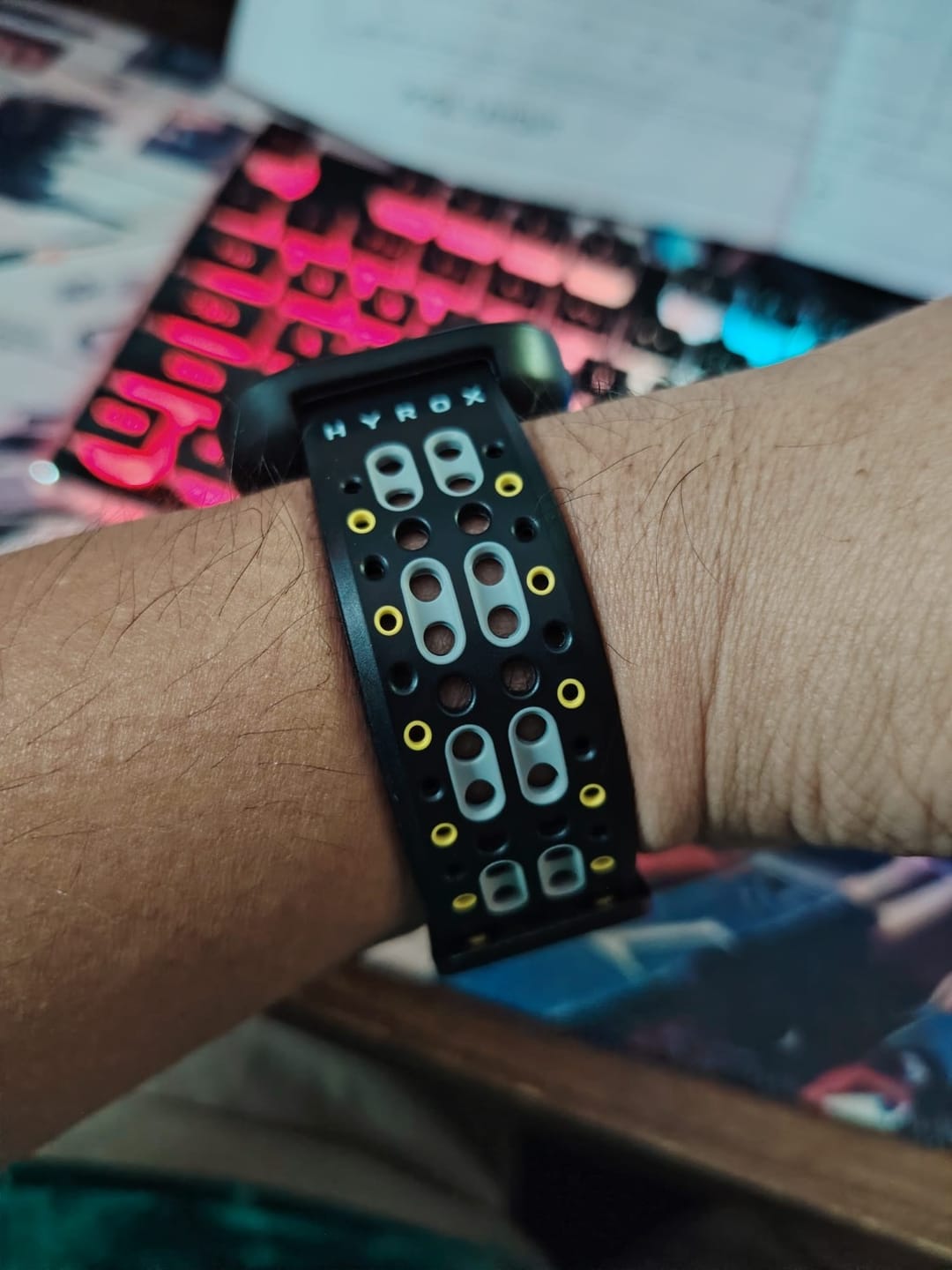 Customer photo review of HYROX Silicone Sports Strap (22mm)