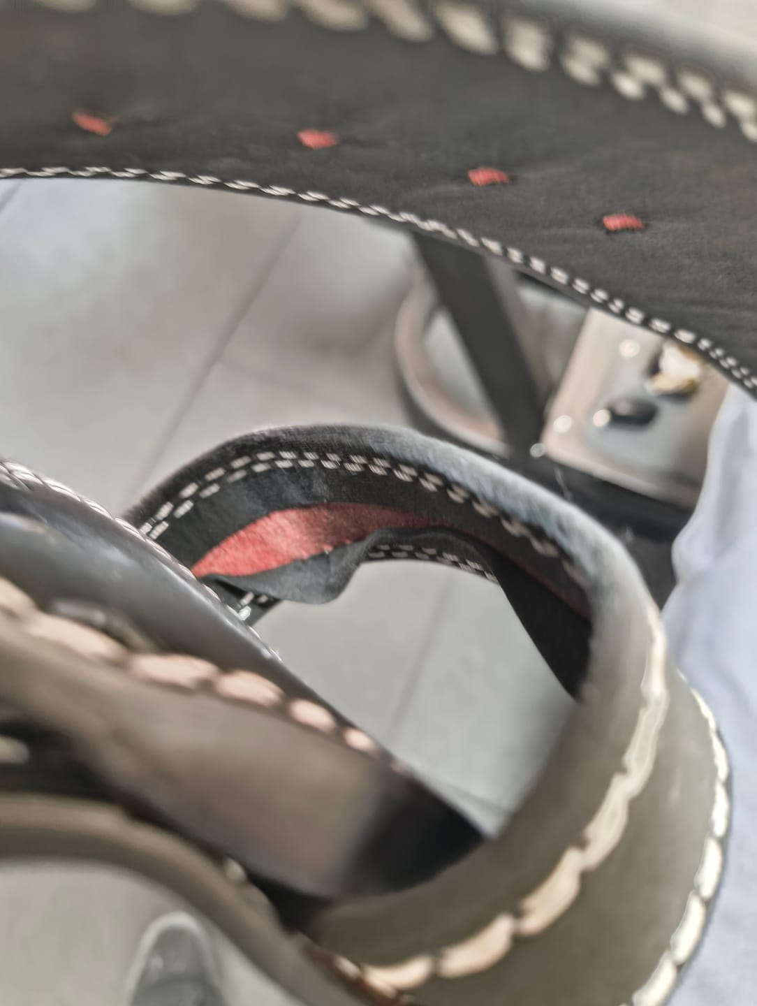 Customer photo review of 13MM Single Prong Belt - Black
