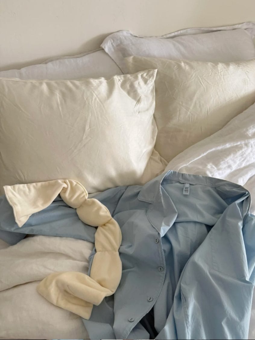 Customer photo review of Dozzli Weighted Sleep Mask