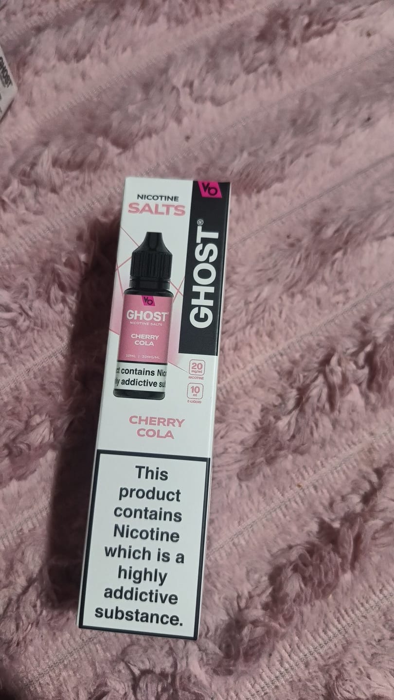 Customer photo review of Ghost - Salts 10ml – E Liquidy – Sole Nikotynowe – 2%