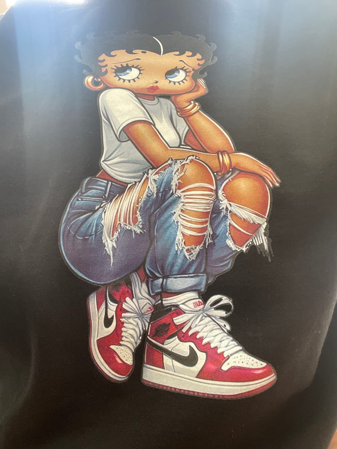 Customer photo review of Fly Betty Sweatshirt